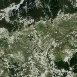 Satellite imagery of Veliki Troglav, BA