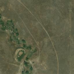 Satellite imagery of I90 123.52 — NGS OT0859 — Pennington County, US, US