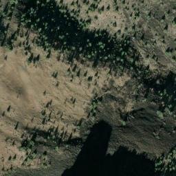 Satellite imagery of China Rock, US