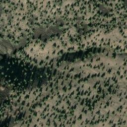 Satellite imagery of China Rock, US