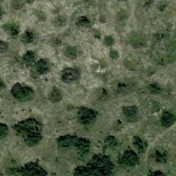 Satellite imagery of Proslapska Planina, BA