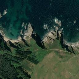 Satellite imagery of Loiba cliffs, ES