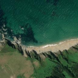 Satellite imagery of Loiba cliffs, ES