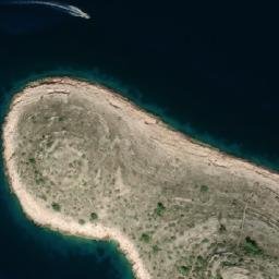 Satellite imagery of Rt Žirje, HR