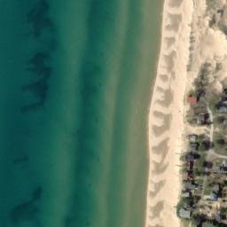 Satellite imagery of Little Sable Point, US