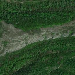 Satellite imagery of Cherven Fortress, BG