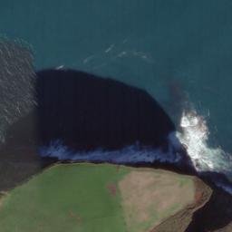 Satellite imagery of Cabo Quintres, ES