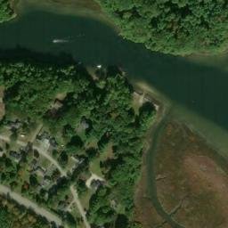 Satellite imagery of Thunder Island, US