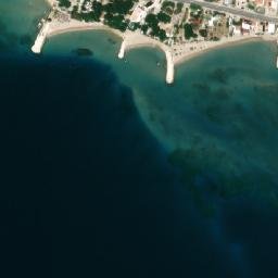 Satellite imagery of Dugi Rat, HR