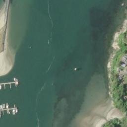 Satellite imagery of Fossil Point, US