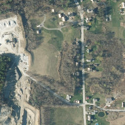 Satellite imagery of RV 37 — NGS OD0233 — Mount Tabor, US, US