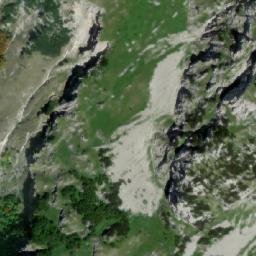 Satellite imagery of cairn, HR