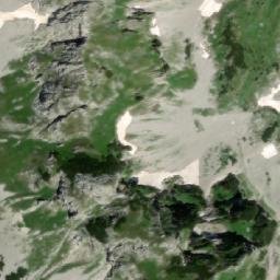 Satellite imagery of cairn, HR