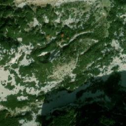 Satellite imagery of cairn, HR