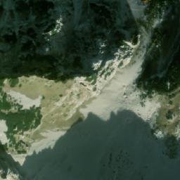 Satellite imagery of cairn, HR