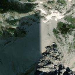 Satellite imagery of cairn, HR