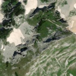 Satellite imagery of cairn, HR
