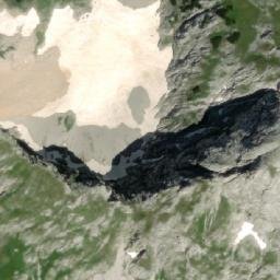Satellite imagery of cairn, HR