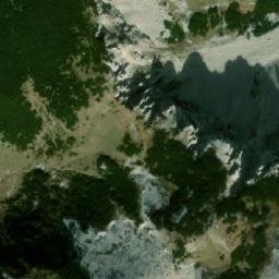 Satellite imagery of cairn, HR