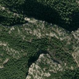 Satellite imagery of cairn, FR