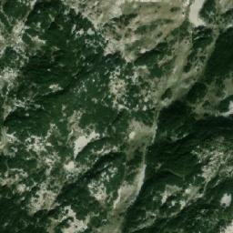 Satellite imagery of cairn, HR
