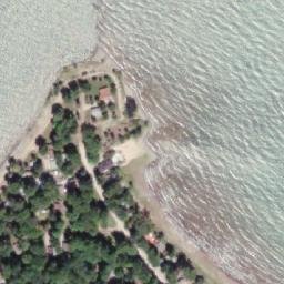 Satellite imagery of Cape Ipperwash, CA