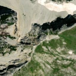 Satellite imagery of cairn, HR