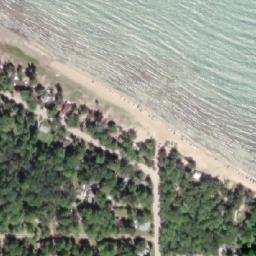 Satellite imagery of Cape Ipperwash, CA