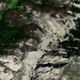 Satellite imagery of cairn, HR