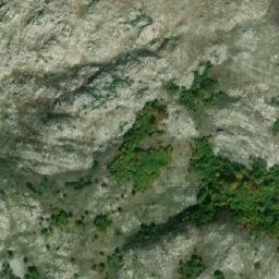 Satellite imagery of cairn, HR