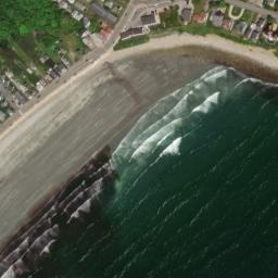 Satellite imagery of YORK BEACH UNION CONG CH SPIRE — NGS OC2151, US