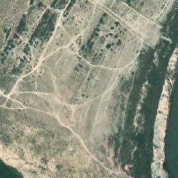 Satellite imagery of Mys Sarzha, KZ