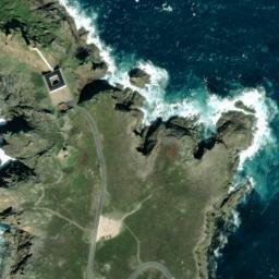 Satellite imagery of Cabo Villano, ES