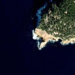 Satellite imagery of R, FR