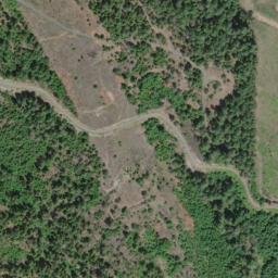 Satellite imagery of Frozen Creek Mine, US