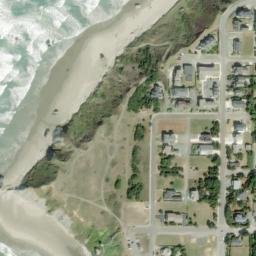 Satellite imagery of Coquille Point, US