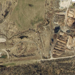 Satellite imagery of Caledonia Quarry, US