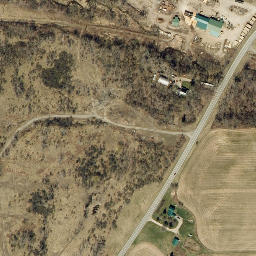 Satellite imagery of Caledonia Quarry, US