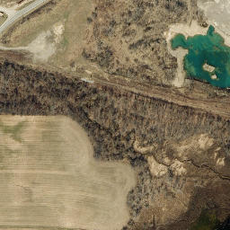 Satellite imagery of Caledonia Quarry, US