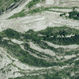 Satellite imagery of cairn, ES