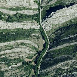 Satellite imagery of cairn, ES