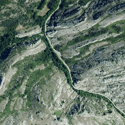 Satellite imagery of cairn, ES
