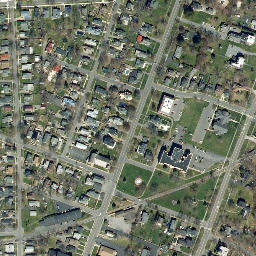 Satellite imagery of Women's Rights National Historical Park, US