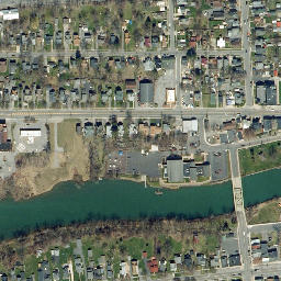 Satellite imagery of Women's Rights National Historical Park, US