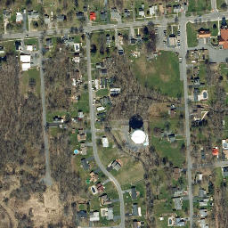 Satellite imagery of Women's Rights National Historical Park, US