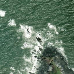 Satellite imagery of Cape Blanco, US