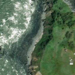 Satellite imagery of Cape Blanco, US