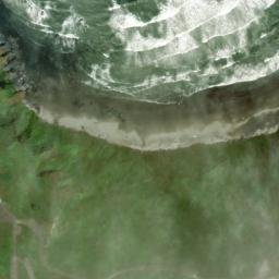 Satellite imagery of Cape Blanco, US