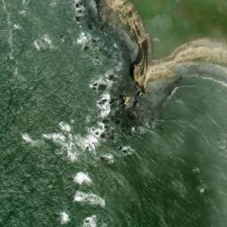 Satellite imagery of Cape Blanco, US
