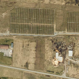 Satellite imagery of Retsof Salt Mine, US